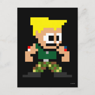 Carte Postale Guile 8 bits