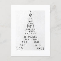 Guillaume Apollinaire, Eiffel Calligramme