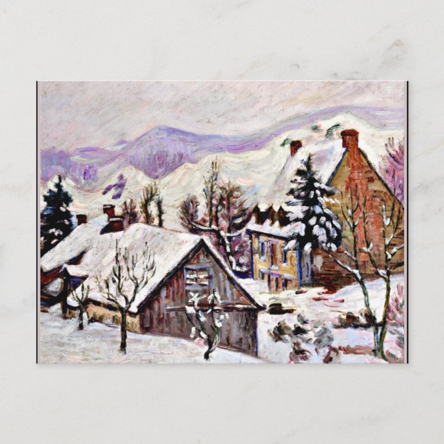 Carte Postale Guillaumin - Le village de St. Sauves-d'Auvergne (Devant)