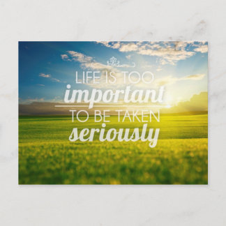Carte Postale Guillemets inspirants et motivants