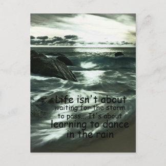 Carte Postale Guillemets inspirants et motivants