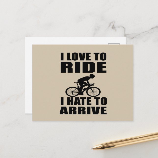 Carte Postale Guillemets motivants et amusants (Devant/Arrière en situation)