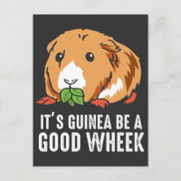 "Guinée Pig Pun Funny Pet Rodent Cavy"