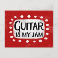 Carte postale "Guitar Is My Jam"