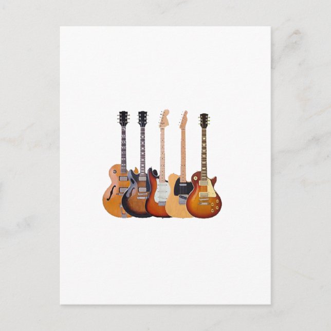 CARTE POSTALE GUITAR STANDS (Devant)