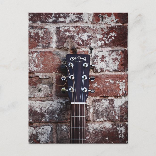 Carte Postale Guitare (Devant)