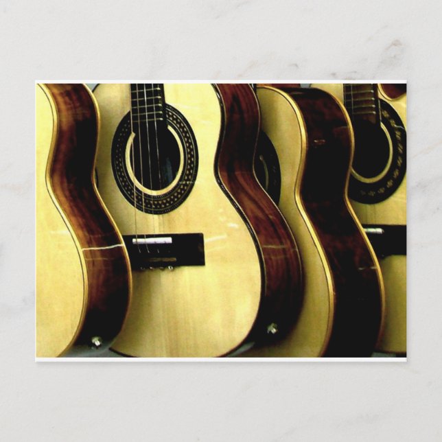 Carte Postale guitare (Devant)