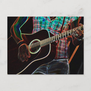 Carte Postale Guitare 1 pccna