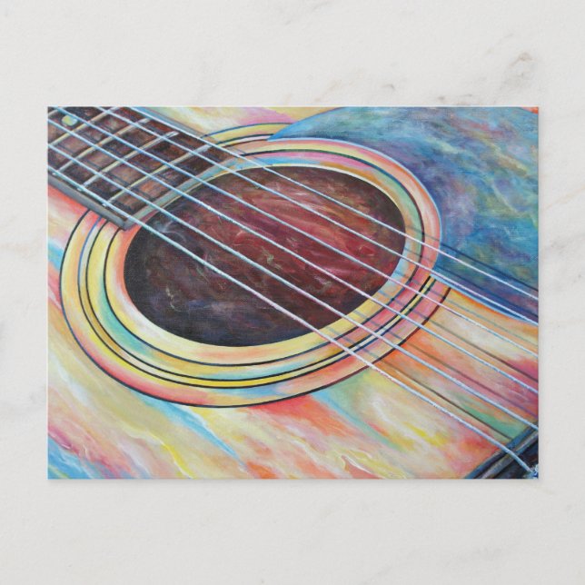 Carte Postale Guitare 2 (Devant)