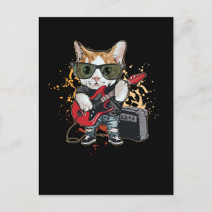 Carte Postale Guitare de rock et de roll