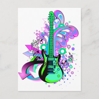 Carte Postale Guitare sauvage