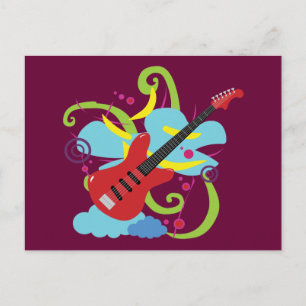 Carte Postale Guitare Solo Dream
