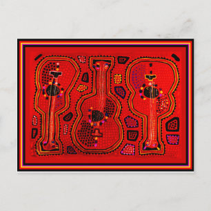 Carte Postale Guitares indiennes de Kuna