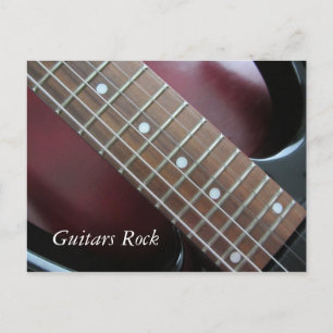 Carte Postale Guitars Rock - Guitare Électrique