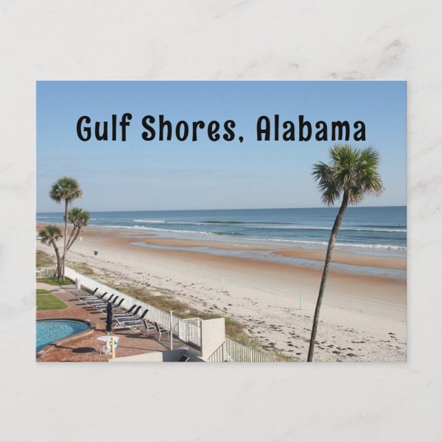 Carte Postale Gulf Shores Alabama États-Unis (Devant)