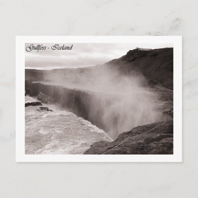 Carte Postale Gullfoss (Devant)