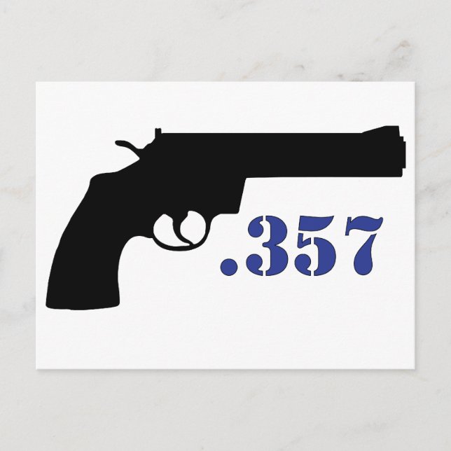CARTE POSTALE **GUN .357** (Devant)