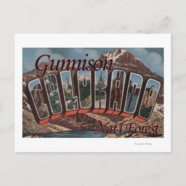 Carte Postale Gunnison Nat'l Forest, Colorado (Devant)