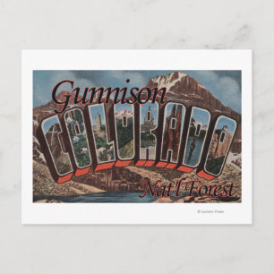 Carte Postale Gunnison Nat'l Forest, Colorado