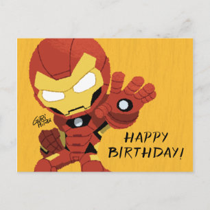 Carte Postale Guri Hiru Iron Man