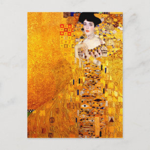 Carte Postale Gustav Klimt Adele Bloch-Bauer Art Nouveau Vintage