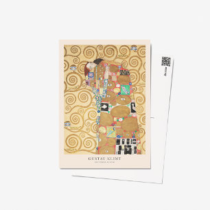 Carte Postale Gustav Klimt Amateurs Embrasser Art Exhibition Pos