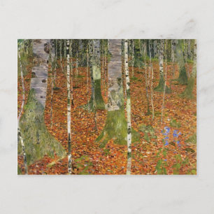 Carte Postale Gustav Klimt - Ferme avec bouleaux
