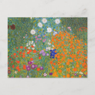 Carte Postale Gustav Klimt Fleur Jardin Cottage Nature