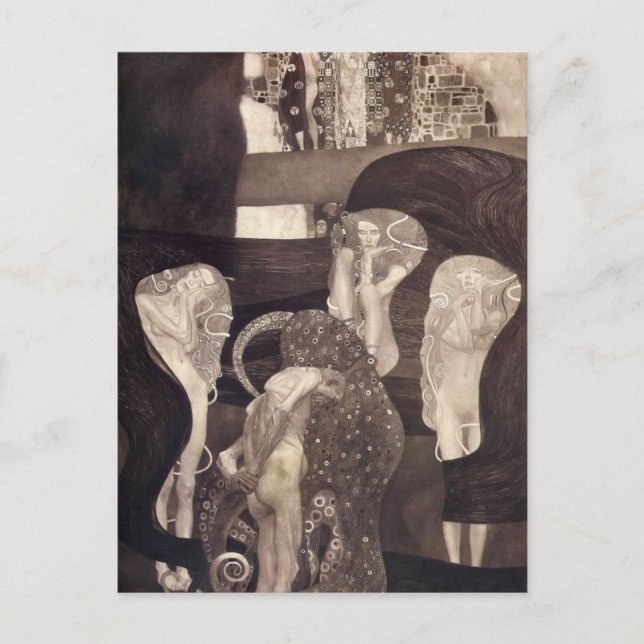 Carte Postale Gustav Klimt - Jurisprudence (état final) (Devant)