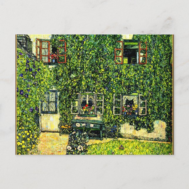 Carte Postale Gustav Klimt - La Maison de Guardaboschi (Devant)