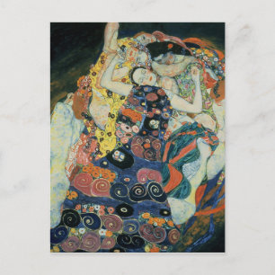 Carte Postale Gustav Klimt : "le Maiden"