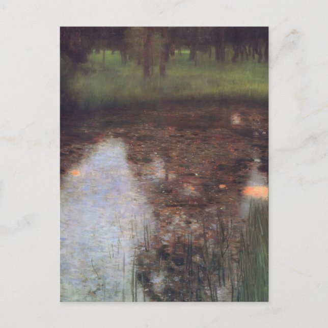 Carte Postale Gustav Klimt - Le marais (Devant)