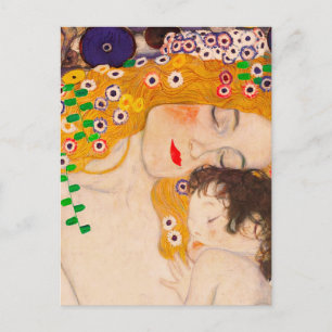 Carte Postale Gustav Klimt - Mère et Enfant