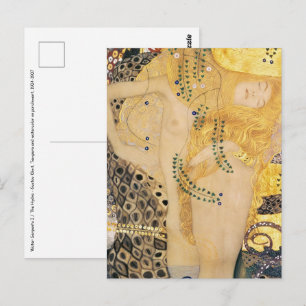 Carte Postale Gustav Klimt - Serpents d'eau I