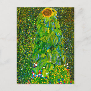 Carte postale Gustav Klimt Sunflower