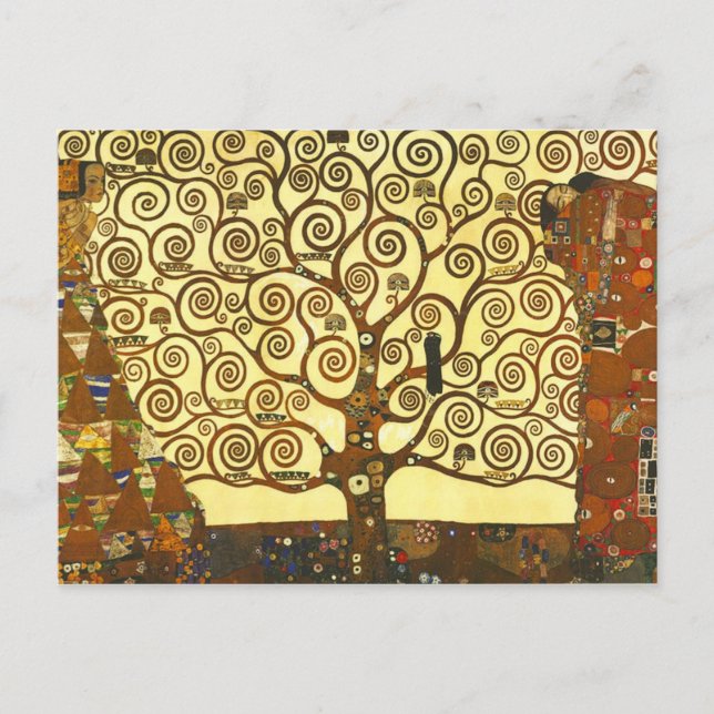 Carte postale Gustav Klimt Tree of Life (Devant)