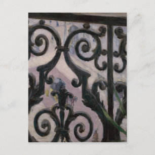 Carte Postale Gustave Cailebotte   Vue depuis un balcon