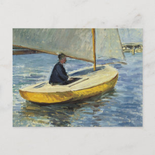 Carte Postale Gustave Caillebotte - Bateau Jaune
