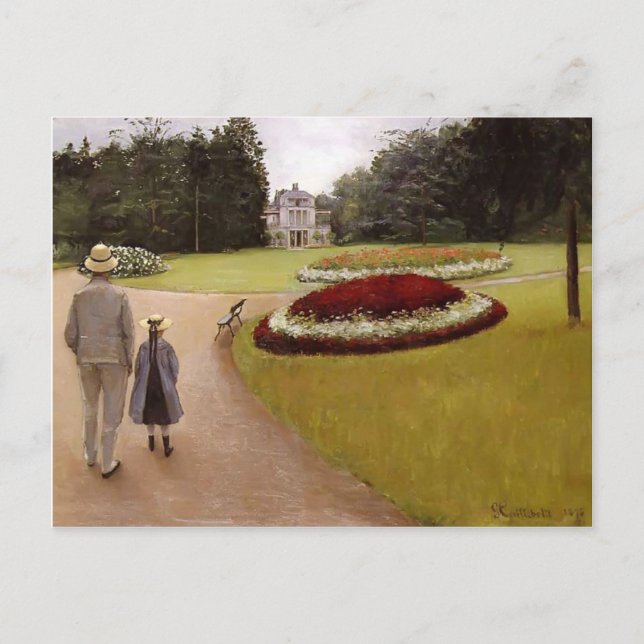 Carte Postale Gustave Caillebotte-Park sur Caillebotte, propriét (Devant)