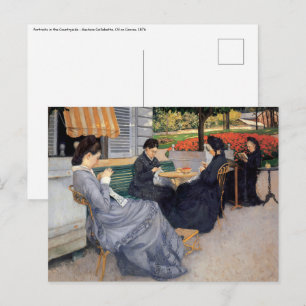 Carte Postale Gustave Caillebotte - Portraits dans la campagne