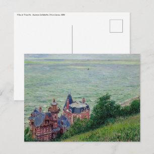 Carte Postale Gustave Caillebotte - Villas à Trouville