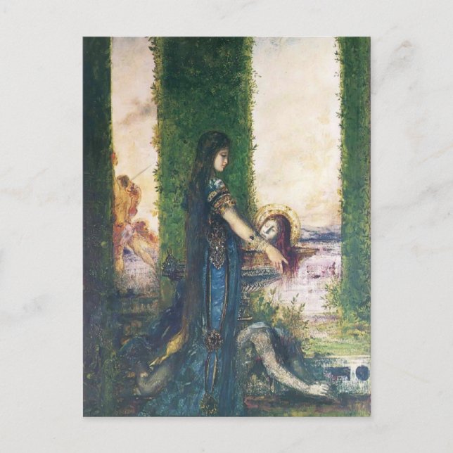 Carte Postale Gustave Moreau : Salomé dans le jardin (Devant)