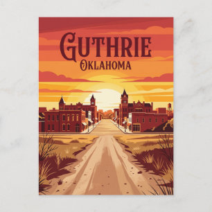 Carte Postale Guthrie États-Unis