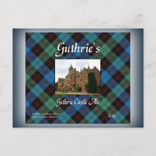 Carte Postale Guthrie's Guthrie Castle Ale