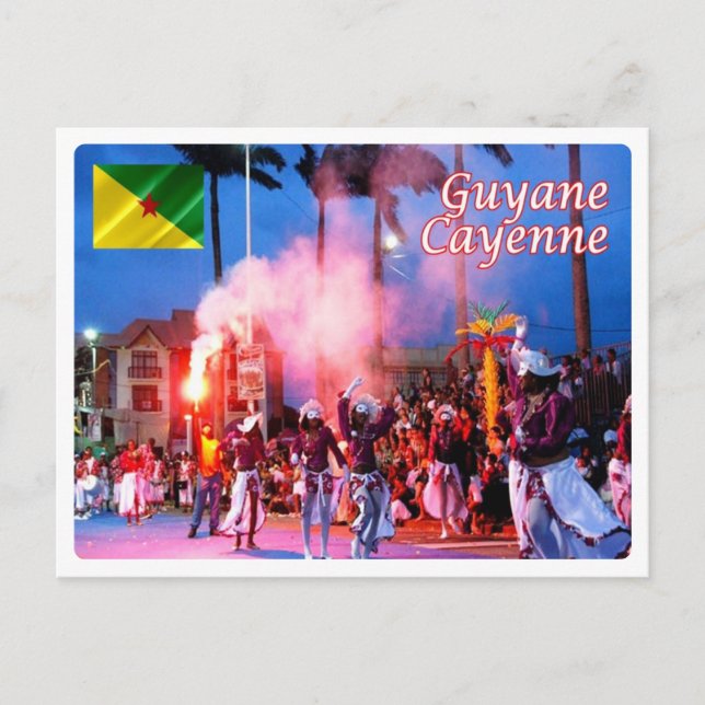 Carte Postale Guyane française - Cayenne - Le Carnaval (Devant)