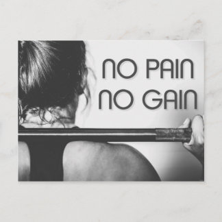 Carte Postale Gymnase Bodybuilding Fitness Motivational