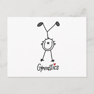 Carte Postale Gymnaste simple à bâche