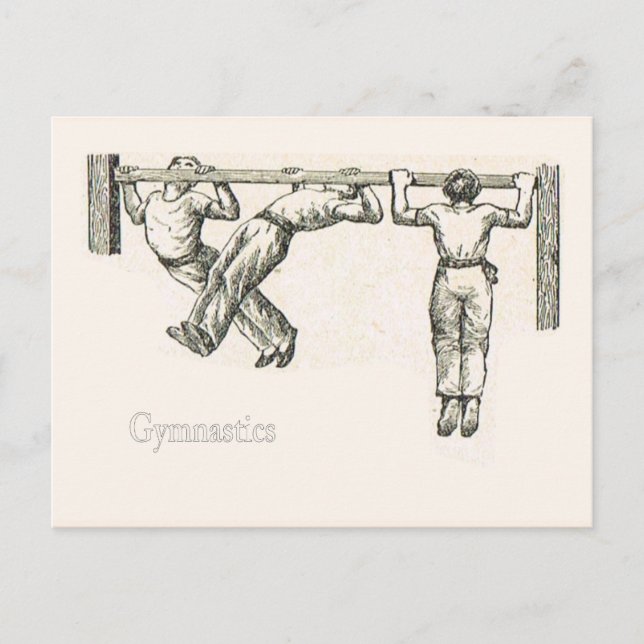 Carte Postale Gymnastique et exercice 8 (Devant)
