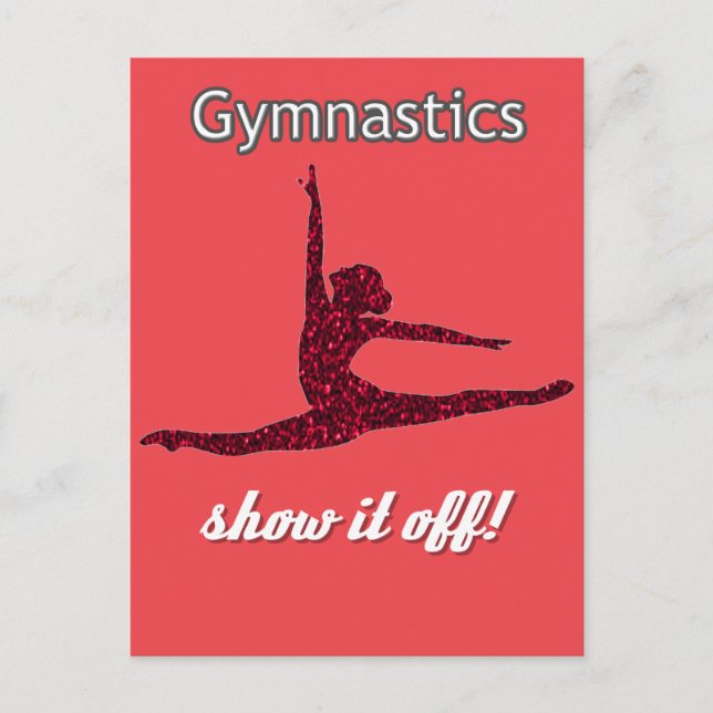 Carte Postale Gymnastique Rencontre Show s'il est désactivé (Devant)
