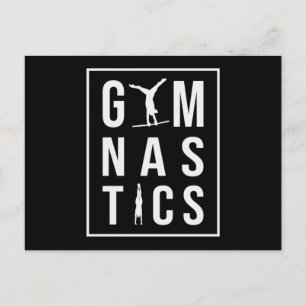 Carte Postale Gymnastique Unven Bars Hopper Acrobat Mat Gymnaste